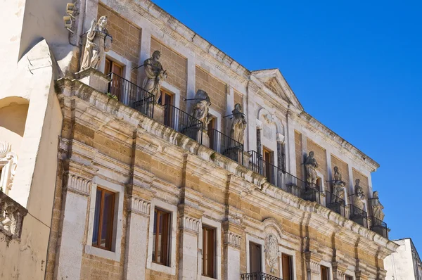 Seminary palace. Brindisi. Puglia. Italy. — Stock Photo, Image