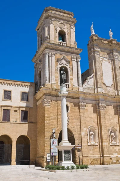 Brindisi katedrális bazilika. Puglia. Olaszország. — Stock Fotó