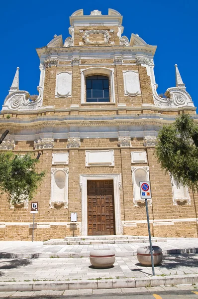 Kostel st. teresa. Brindisi. Puglia. Itálie. — Stock fotografie