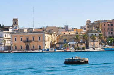 brindisi panoramik manzaralı. Puglia. İtalya.