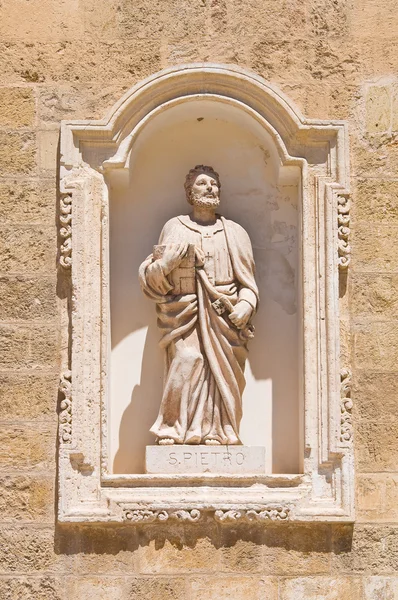 Catedral Basílica de Brindisi. Puglia. Italia . — Foto de Stock