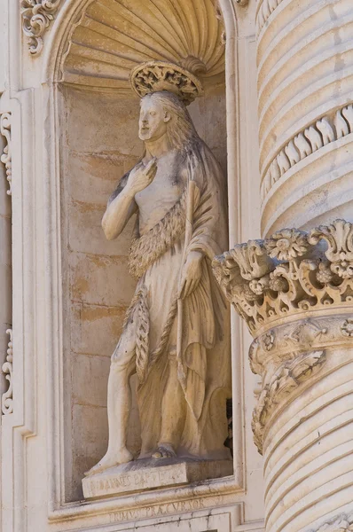 Basiliek van st. giovanni battista. Lecce. Puglia. Italië. — Stockfoto