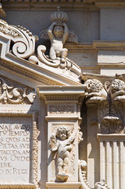 Duomo Kilisesi. Lecce. Puglia. İtalya.