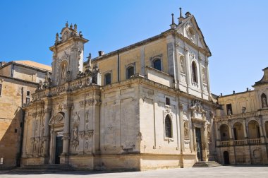 Duomo Kilisesi. Lecce. Puglia. İtalya.