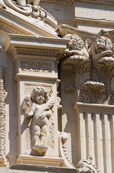 Kostel Duomo. Lecce. Puglia. Itálie. — Stock fotografie