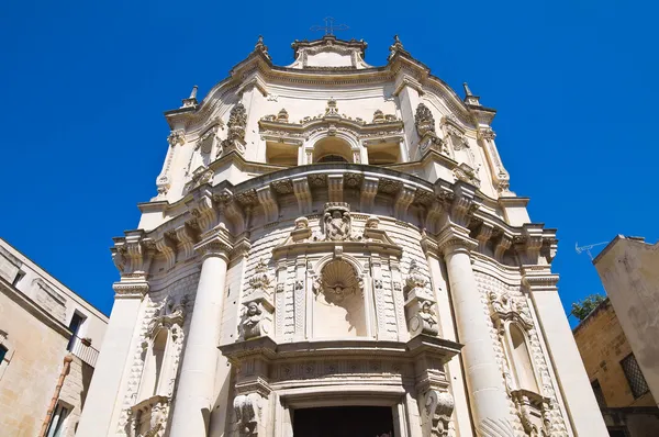 Kostel svatého matteo. Lecce. Puglia. Itálie. — Stock fotografie