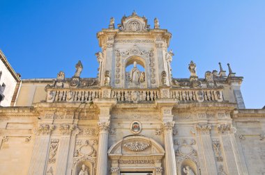 Duomo Kilisesi. Lecce. Puglia. İtalya.