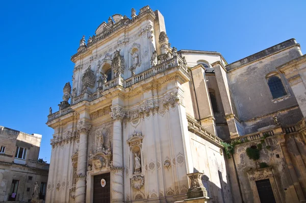 Kościół st. giovanni battista bazyliki. Lecce. Puglia. Włochy. — Zdjęcie stockowe