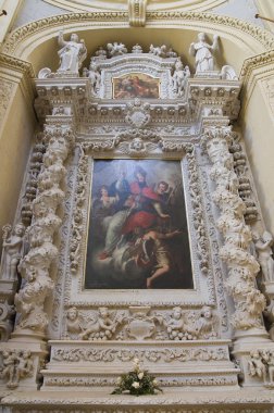 st. matteo Kilisesi. Lecce. Puglia. İtalya.