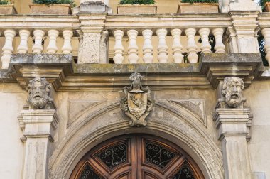 Costantini Palace. Lecce. Puglia. Italy.