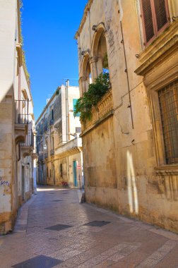 alleyway. Lecce. Puglia. İtalya.