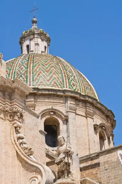 Bazilika ss. rosario. Francavilla fontana. Puglia. Itálie. — Stock fotografie