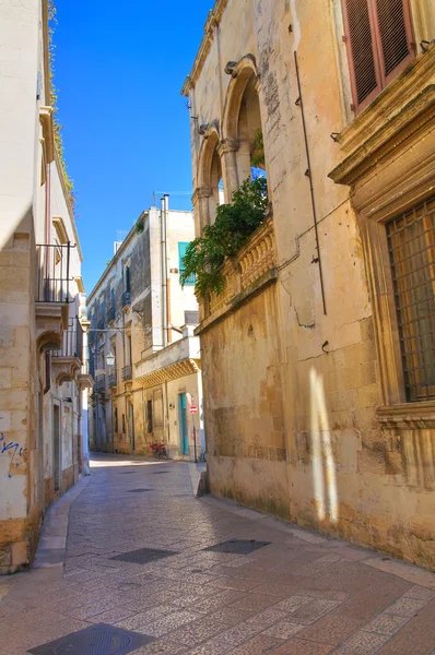 Para o beco. Lecce. Puglia. Itália . — Fotografia de Stock