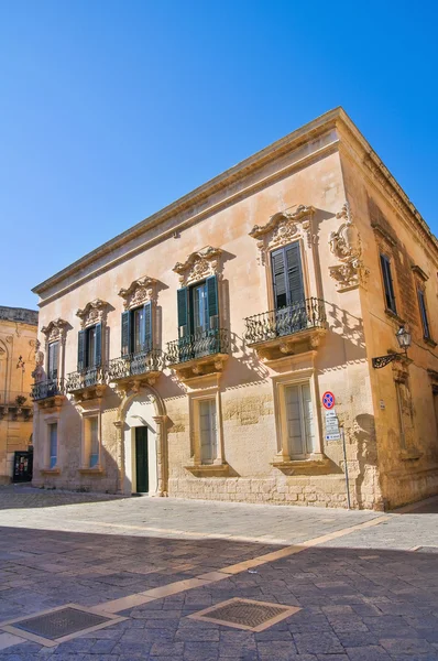 Palmieri Sarayı. Lecce. Puglia. İtalya. — Stok fotoğraf