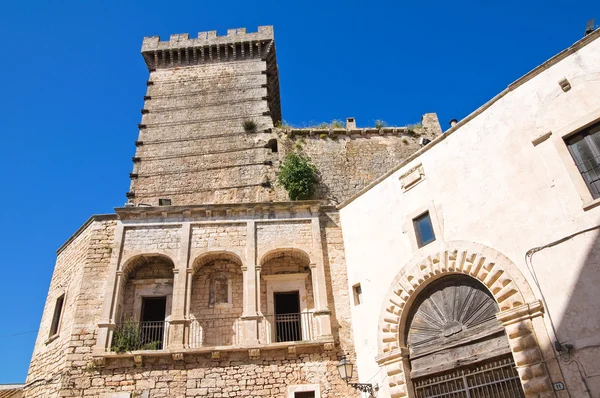 Castillo ducal. Ceglie Messapica. Puglia. Italia . — Foto de Stock