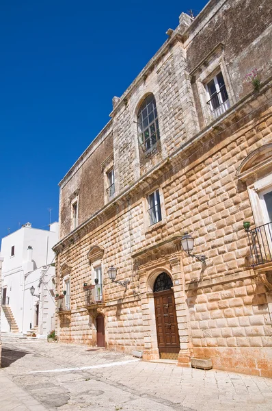 Palácio Vitale. Ceglie Messapica. Puglia. Itália . — Fotografia de Stock