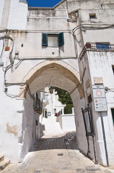 Porta di giuso. Ceglie messapica. Puglia. Italien. — Stockfoto