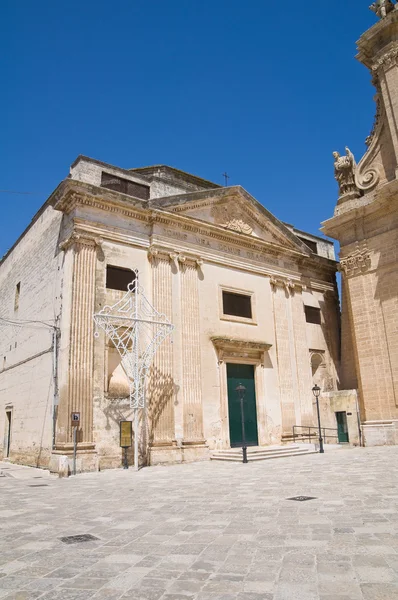 Kościół st. Chiara. Francavilla fontana. Puglia. Włochy. — Zdjęcie stockowe