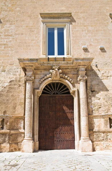 Imperiali kasteel. francavilla fontana. Puglia. Italië. — Stockfoto