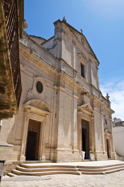 varsayım anne Kilisesi. Ceglie messapica. Puglia. İtalya.