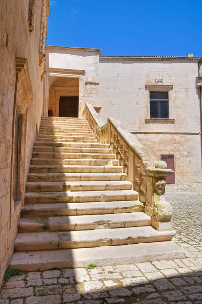 Ducal slott. Ceglie messapica. Puglia. Italien. — Stockfoto