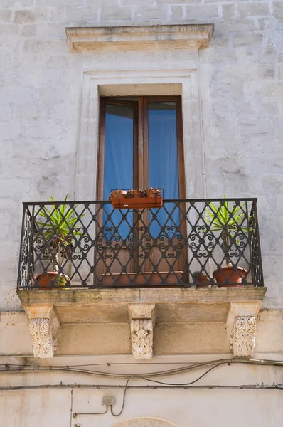 Palácio Histórico. Francavilla Fontana. Puglia. Itália . — Fotografia de Stock