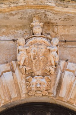 pisanelli Sarayı. Specchia. Puglia. İtalya.