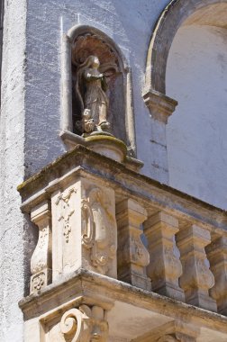 Balsamo Sarayı. Specchia. Puglia. İtalya.