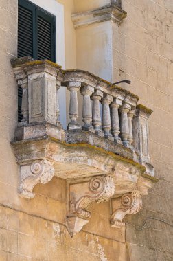 Ripa Sarayı. Specchia. Puglia. İtalya.