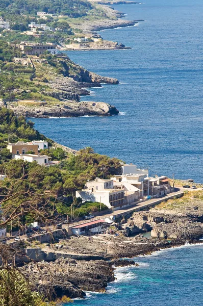 Panoramatický pohled na tiggiano. Puglia. Itálie. — Stock fotografie