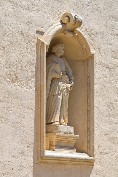 Mother church. Specchia. Puglia. Italy. — Stock Photo, Image