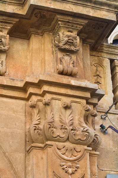 Palácio Villani. Presicce. Puglia. Itália . — Fotografia de Stock