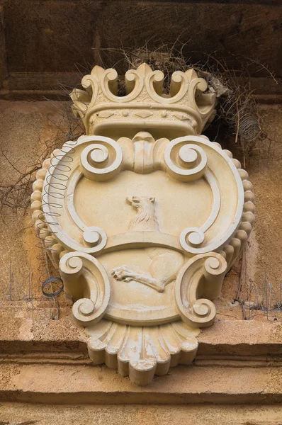 Villani palace. Presicce. Puglia. Olaszország. — Stock Fotó