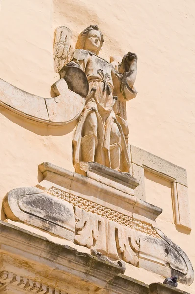 Kerk van st. nicola. Taurisano. Puglia. Italië. — Stockfoto