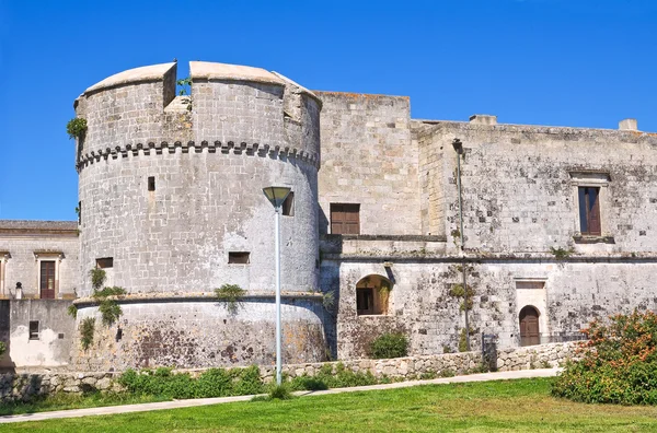 Burg von andrano. Apulien. Italien. — Stockfoto