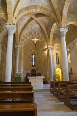 st. benedetto Kilisesi. Brindisi. Puglia. İtalya.