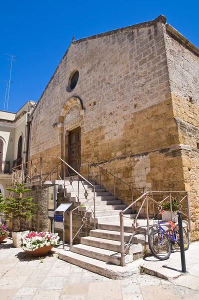 Igreja de Santa Lúcia. Brindisi. Puglia. Itália . — Fotografia de Stock