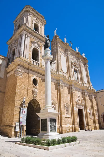 Catedral Basílica de Brindisi. Puglia. Italia . — Foto de Stock