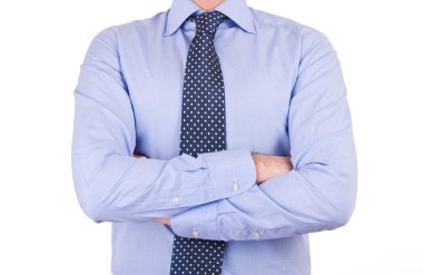 kollarını çapraz iş adamı.