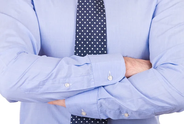 Hombre de negocios con los brazos cruzados . — Foto de Stock