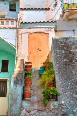 alleyway. Tursi. Basilicata. İtalya.