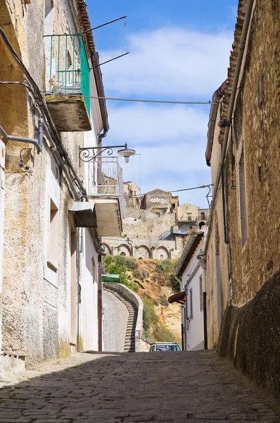 Uličky. Tursi. Basilicata. Itálie. — Stock fotografie