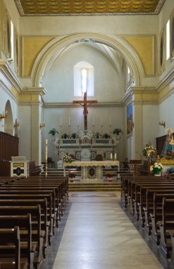 Cathedral of Annunziata. Tursi. Basilicata. Italy. clipart