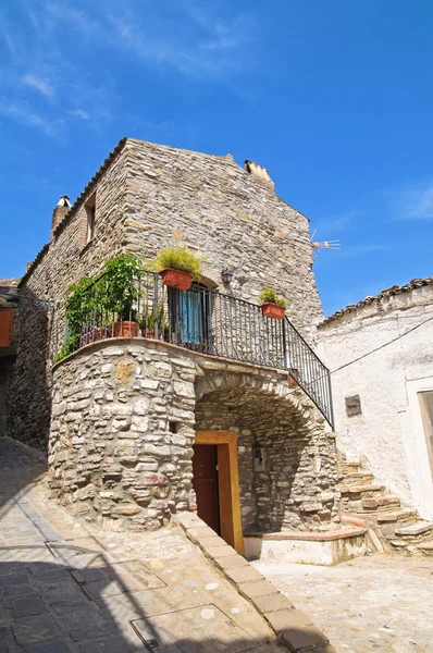 Uličky. Tursi. Basilicata. Itálie. — Stock fotografie