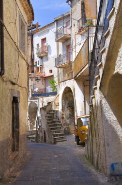 alleyway. Tursi. Basilicata. İtalya.