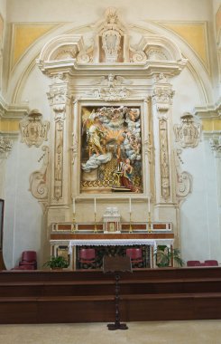 Cathedral of Annunziata. Tursi. Basilicata. Italy. clipart