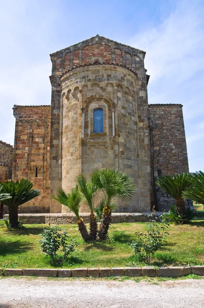 Santuário de Santa Maria d 'Anglona. Tursi. Basilicata. Itália . — Fotografia de Stock