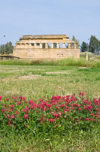 Archaeological Park. Metaponto. Basilicata. Italy. — Stock Photo, Image