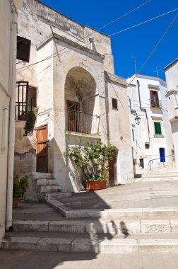 alleyway. Castellaneta. Puglia. İtalya.