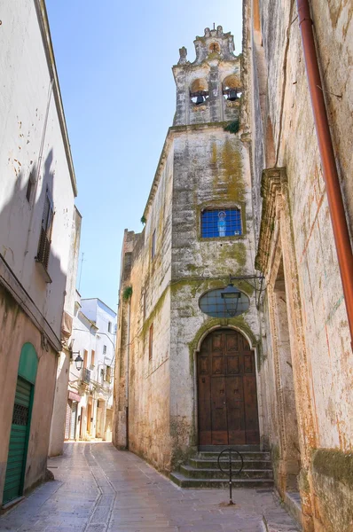 Uličky. Castellaneta. Puglia. Itálie. — Stock fotografie